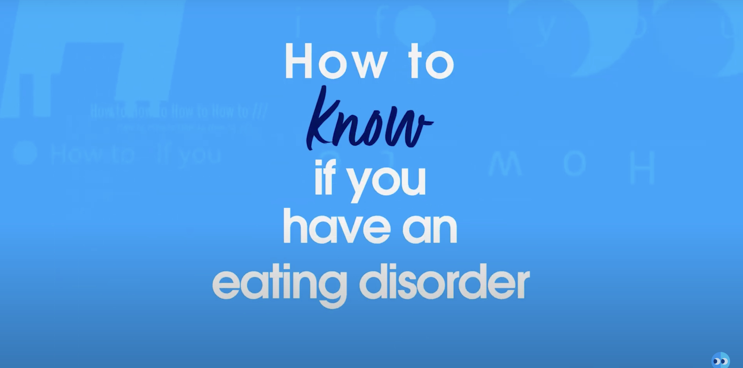 Video thumbnail of a person standing against a black background next to the following text: