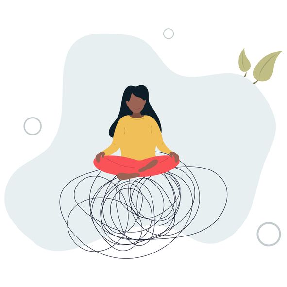 Thumbnail image of a bedroom with a cat standing on a bed next to a steaming mug and an open journal, with a window showing rain outside.