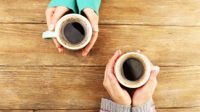 Two cups of coffee