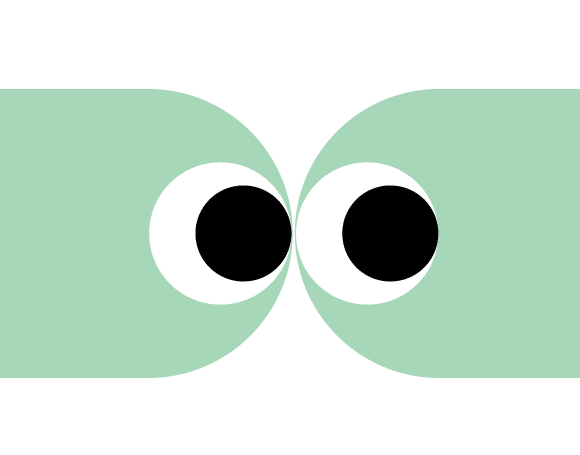 spunout dude Emoji person looking to the viewer's right