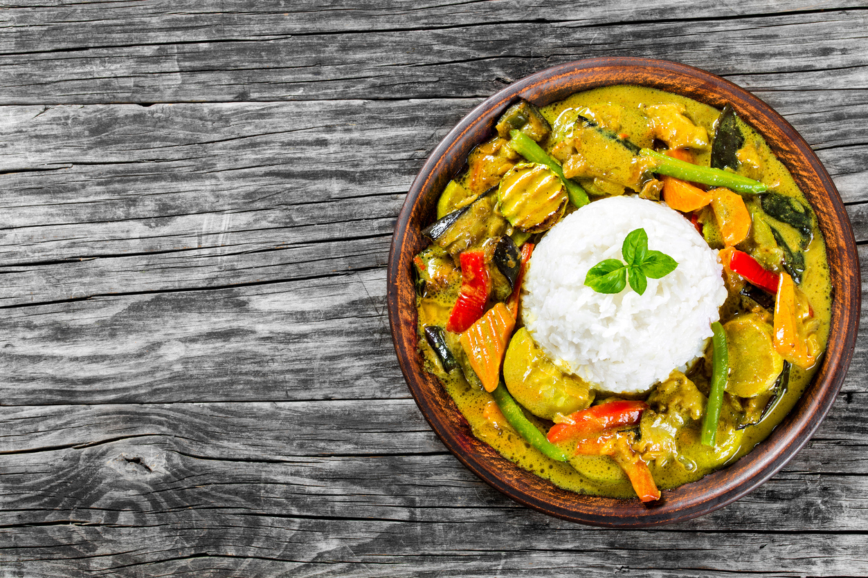 Sam's vegan thai green curry spunout