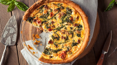 How to make vegetable quiche