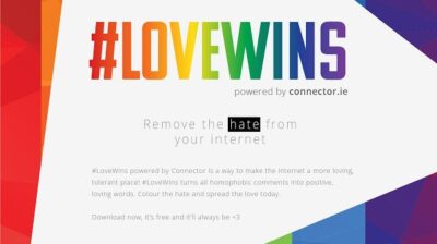 #LoveWins free Google Chrome extension