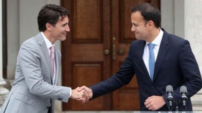 Canadian Prime Minister Justin Trudeau’s visit with Taoiseach Leo Varadkar
