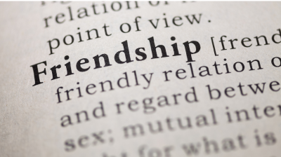 Dictionary definition of friendship