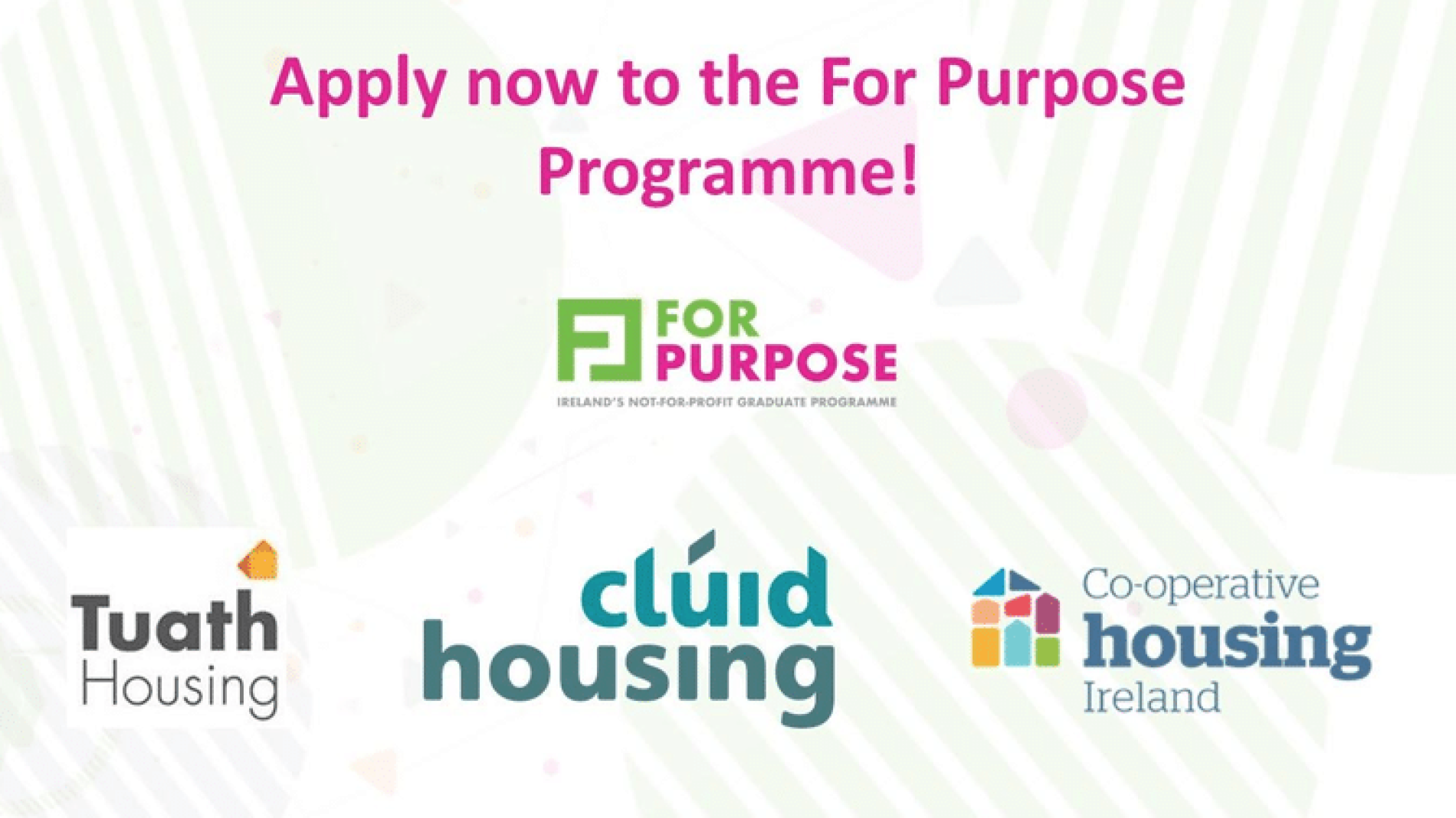 Apply for the For Purpose Social Housing Programme for Graduates