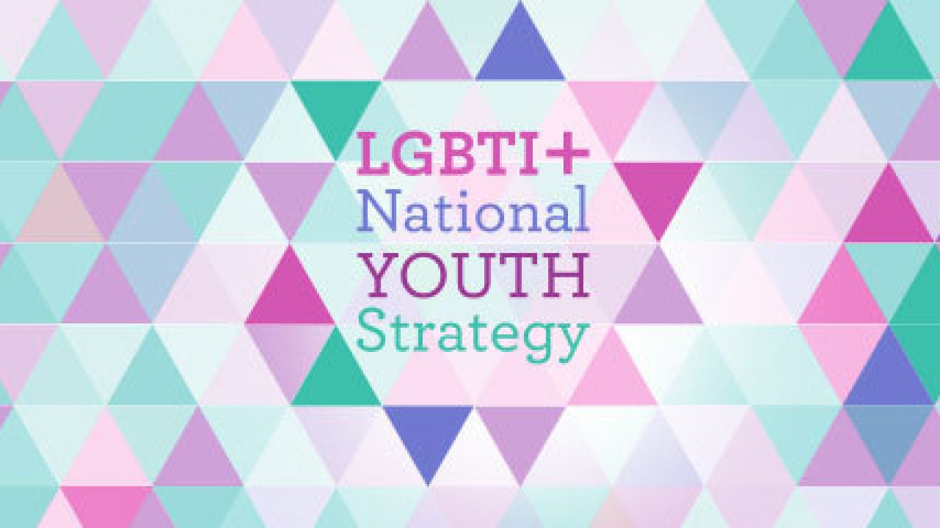 logo for the LGBTI+ National Youth Strategy