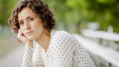 Worried Woman Waiting