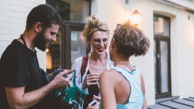 Three-young-people-having-a-conversation