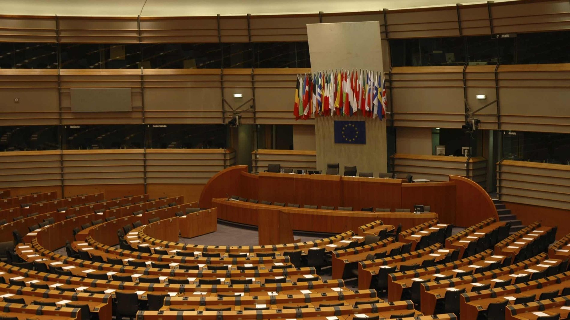 The European Parliament's hemicycle
