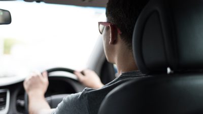 young person driving - driving lesson ireland