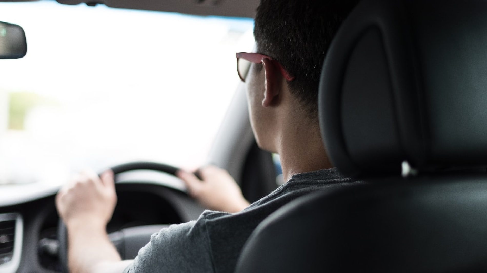young person driving - driving lesson ireland