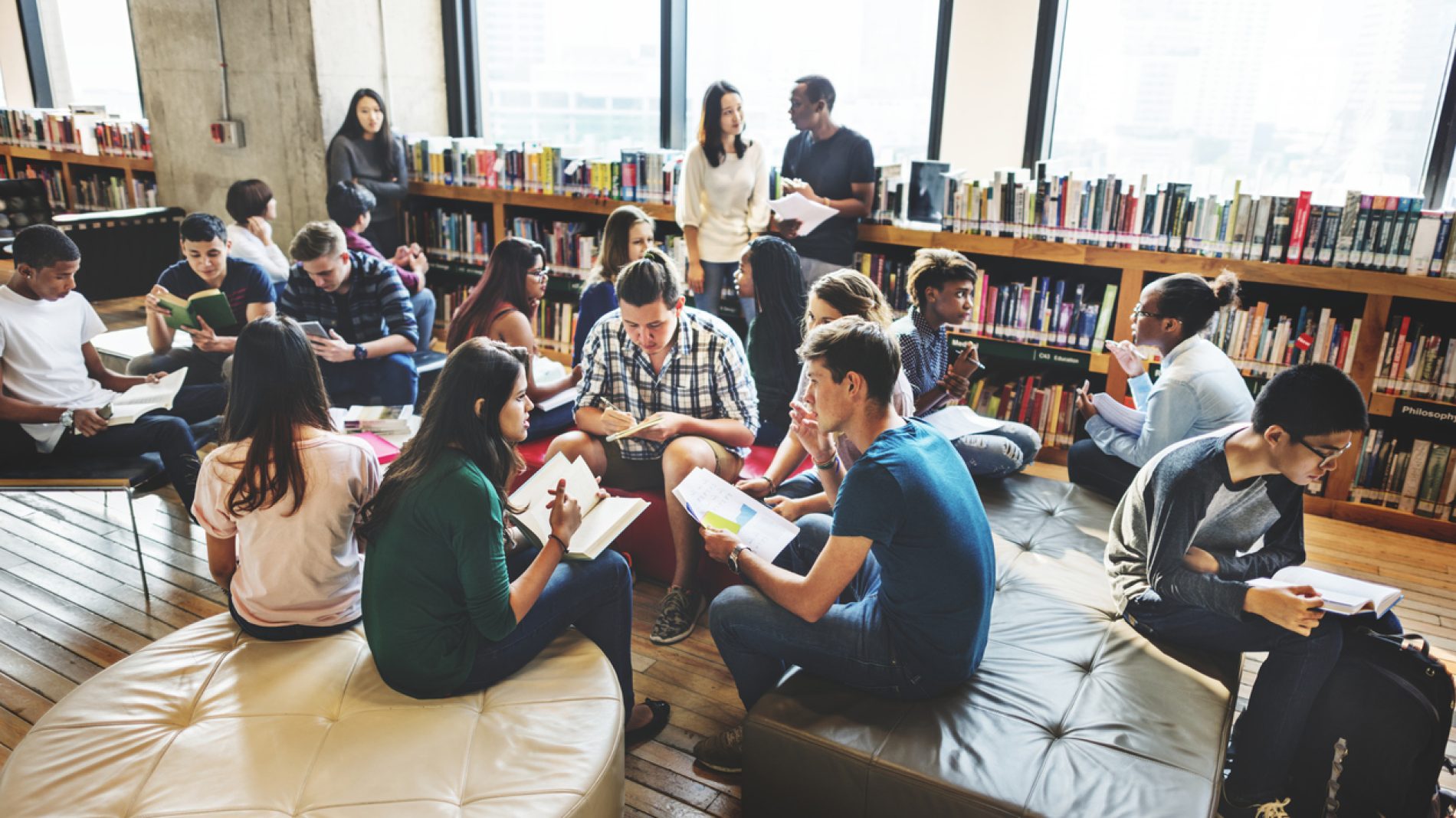 Diverse education shoot