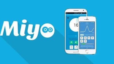 The MiYo app on a ohone