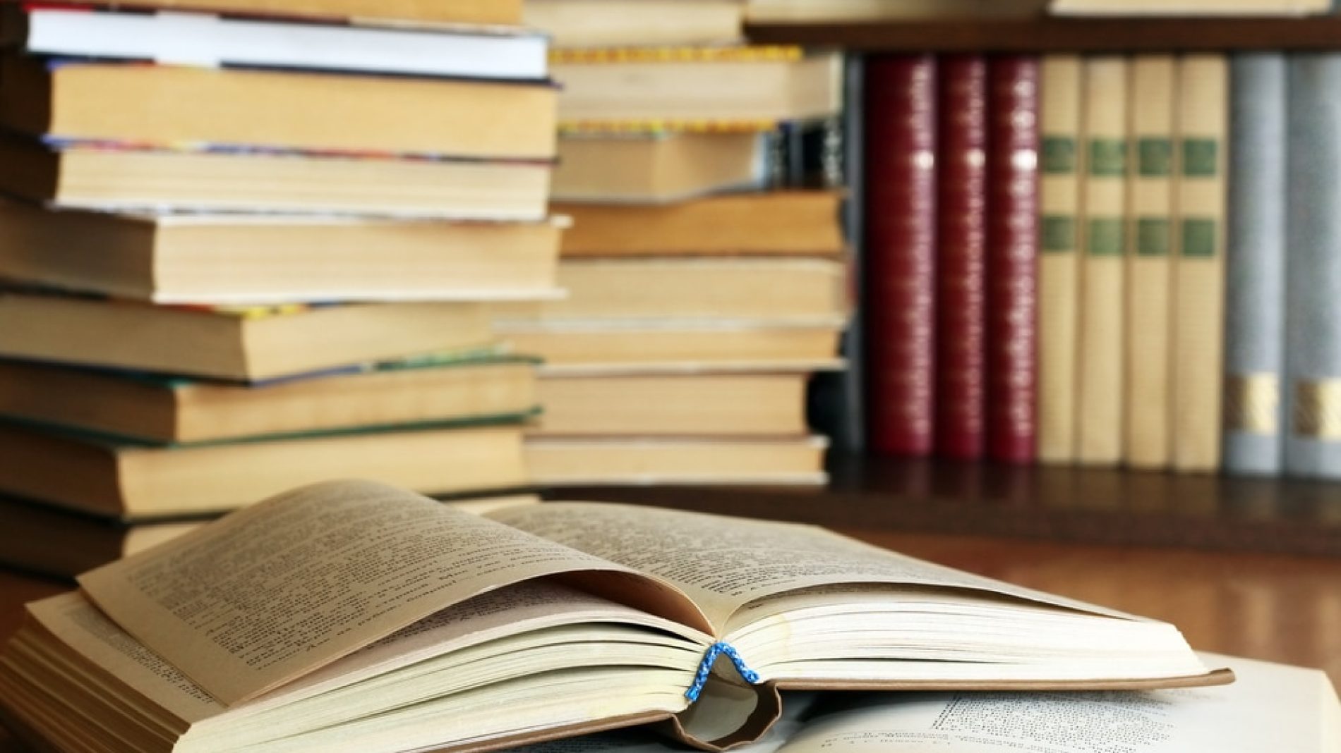 stack of books