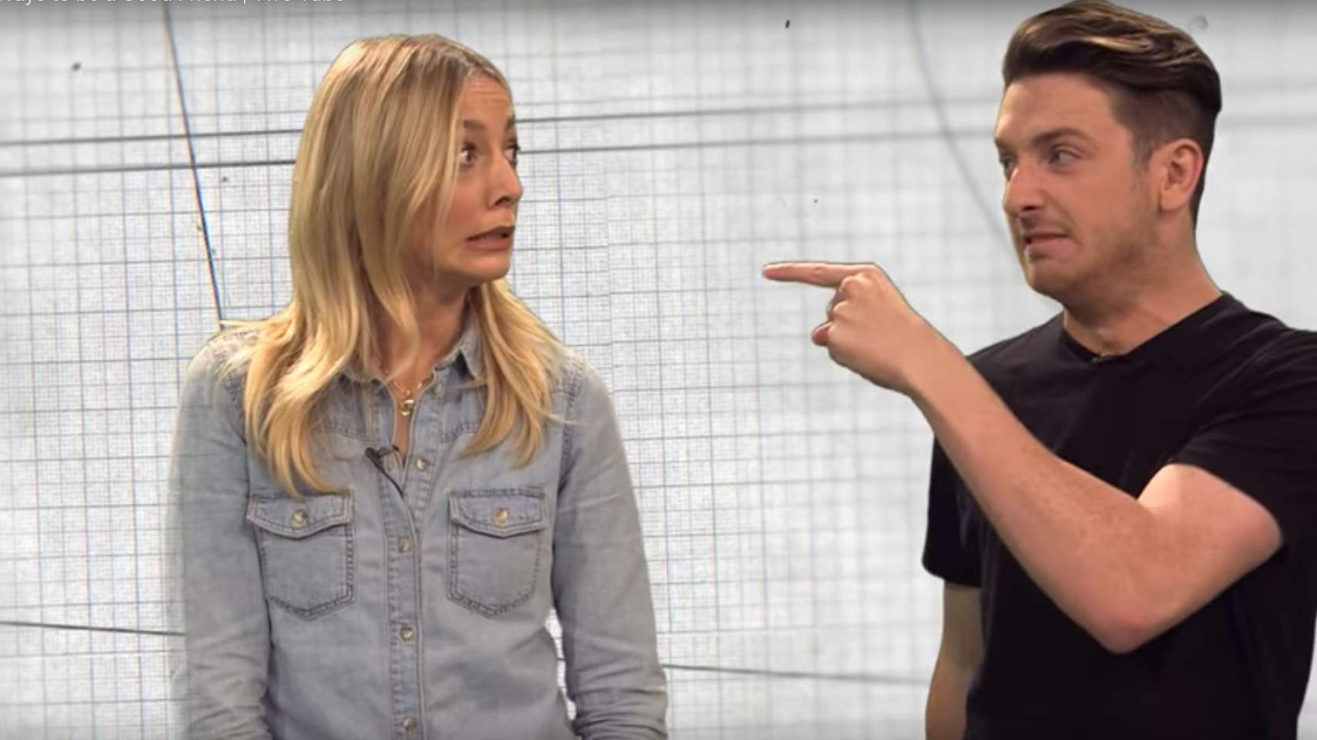TwoTube presenters Stephen and Blathnaid